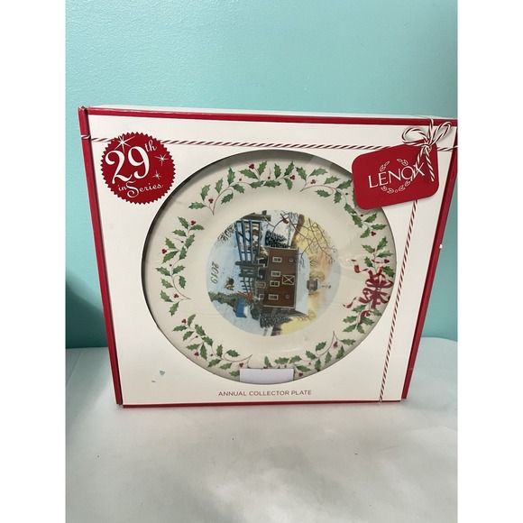 Lenox 2018 Annual‎ Holiday Collector Plate - NEW In Box
